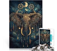 Puzzles 2000 pièces pour Adolescents Éléphant mystérieux Jouet éducatif d'apprentissage Renforcer l'amour Entre Les Couples 70x100cm