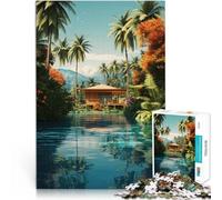 Puzzles 2000 pièces pour Adolescents Escapades Tropicales pour Le Jeu éducatif Challenge Toy Super Cadeau 70x100cm