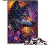 Puzzles 2000 pièces pour Adolescents Fantasy Wolf Décompressant Intellectuel Jouet Éducatif Décoration Parfaite 70x100cm