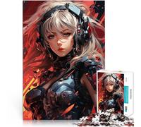 Puzzles 2000 pièces pour Adolescents Fille Cyber Beat Futuriste Jeu éducatif Défi Jouet est idéal comme Cadeau pour Toute la Famille 70x100cm