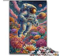 Puzzles 2000 pièces pour Adolescents Fumée psychédélique Astronaute Jeu Familial Soulagement du Stress Défi Difficile Convient aux Couples 70x100cm