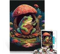 Puzzles 2000 pièces pour Adolescents Grenouille Jouant du Banjo Apprentissage éducatif est idéal comme Cadeau pour Toute la Famille 70x100cm