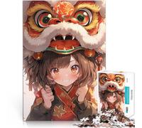 Puzzles 2000 pièces pour Adolescents Jolie Fille animée Loli Jeu Familial Anti-Stress Défi Difficile Bon Cadeau 70x100cm