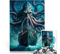 Puzzles 2000 pièces pour Adolescents l'appel de Cthulhu pour Le Jeu éducatif Challenge Toy Excellent Cadeau pour Les Jeux 70x100cm