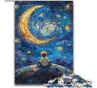 Puzzles 2000 pièces pour Adolescents Le Petit Prince du Ciel Nocturne Jouets éducatifs Décoration intérieure Unique et Cadeaux pour Les 14 Ans et Plus 70x100cm