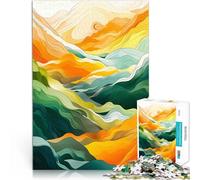 Puzzles 2000 pièces pour Adolescents Paysage Plat Abstrait 2 Jouets éducatifs d'apprentissage Cadeau Amusant 70x100cm