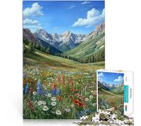 Puzzles 2000 pièces pour Adolescents Peinture de Paysage Jouets de Divertissement Familial Cadeaux d'anniversaire 70x100cm