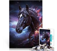 Puzzles 2000 pièces pour Adolescents Portrait de Cheval Cosmique Staycation Tuer Le Temps Cadeaux du Père Noël Secret 70x100cm