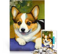 Puzzles 2000 pièces pour Adolescents Portrait de Corgi Réduction du Stress intéressante Cadeau d'anniversaire, Cadeaux, décoration Murale 70x100cm