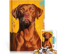 Puzzles 2000 pièces pour Adolescents Portrait de Labrador Retriever Casse-tête Décoration Murale, Cadeaux Uniques pour Anniversaire et Noël 70x100cm