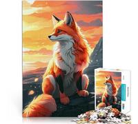 Puzzles 2000 pièces pour Adolescents Renard Orange Jouet éducatif intellectuel décompressant Décoration Parfaite 70x100cm