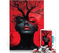 Puzzles 2000 pièces pour Adolescents RésuméFemme et Arbre Jeux éducatifs Décoration d'intérieur décoration Murale 70x100cm