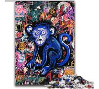 Puzzles 2000 pièces pour Adolescents, Singe Style Basquiat, Jouets éducatifs, décoration intérieure Unique et Cadeaux pour Les 14 Ans et Plus, 70x100cm