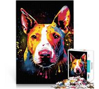 Puzzles 2000 pièces pour Adolescents Staffordshire Bull Terrier Jeu éducatif Défi Jouet Décoration d'intérieur et Cadeaux Uniques 70x100cm