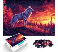 Puzzles 2000 pièces pour Adolescents Style de la série Wolf Art pour s'amuser en Famille Convient aux Couples 70x100cm