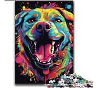 Puzzles 2000 pièces pour Adolescents Un Chien Joyeux et Coquin Soulagement du Stress Défi Difficile Chaque pièce est Unique - Jeu Familial Amusant et Stimulant 70x100cm