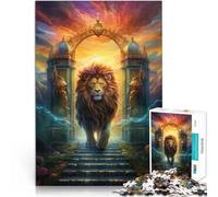 Puzzles 2000 pièces pour Adolescents Un Roi Lion pour Le Jeu éducatif Challenge Toy Liste de souhaits avec Le Père Noël 70x100cm