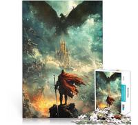 Puzzles 2000 pièces pour Adolescents Œuvre d'art du Royaume Fantastique défi éducatif avec Affiche et Feuille de Questions correspondantes 70x100cm