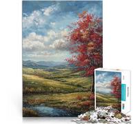 Puzzles 2000 pièces pour Adolescents Vue sur la Montagne Réduction du Stress intéressante Cadeaux du Père Noël Secret 70x100cm