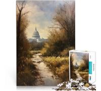 Puzzles 2000 pièces pour Adolescents Washington DC Beauté États-Unis Défi Difficile est idéal comme Cadeau pour Toute la Famille 70x100cm