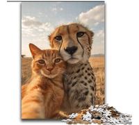 Puzzles 2000 pièces pour Adultes Alpaga coloré pour 14 Ans et Plus Jeux Amusants Activités Amusantes à la Maison, Cadeaux d'anniversaire, Cadeaux de Voyage 70x100cm