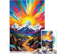 Puzzles 2000 pièces pour Adultes Amoureux de la Montagne Séjour Anti-Stress pour Tuer Le Temps Bon Cadeau 70x100cm