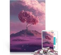 Puzzles 2000 pièces pour Adultes Arbre de Cerisier pour Le Jeu éducatif Challenge Toy Renforcer l'amour Entre Les Couples 70x100cm