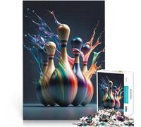 Puzzles 2000 pièces pour Adultes Art Abstrait du Bowling Jeux éducatifs Décoration d'intérieur Bon Cadeau 70x100cm