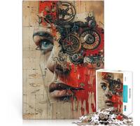 Puzzles 2000 pièces pour Adultes Art de Rue créatif Fait de Papier，pour Les 14 Ans et Plus Vacances Anti-Stress à la Maison Tuer Le Temps Cadeaux d'anniversaire et de Noël Uniques。Taille：70x100cm