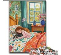 Puzzles 2000 pièces pour Adultes, Art du Chat, défi d'intelligence cérébrale, Jouets addictifs, Cadeau Amusant pour Les 14 Ans et Plus, 70x100cm
