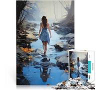 Puzzles 2000 pièces pour Adultes Art du Paysage fluvial Jouets Jeux éducatifs Soulagement du Stress Bon Cadeau 70x100cm