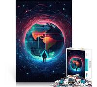 Puzzles 2000 pièces pour Adultes Art sur Internet Défi Difficile pour soulager Le Stress Cadeaux du Père Noël Secret 70x100cm