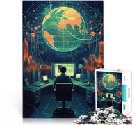 Puzzles 2000 pièces pour Adultes Art sur Internet Fait de Papier，pour et à partir de 14 Ans et Plus Accueil Jeux éducatifs Jouets DIY Idées Cadeaux。Taille：70x100cm/27.5x39.3pouce