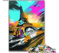 Puzzles 2000 pièces pour Adultes Art Tour Eiffel Apprentissage Jouets éducatifs Jeux familiaux Améliorer l'amour Entre Couples 70x100cm