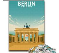 Puzzles 2000 pièces pour Adultes Berlin Vintage Travel Art, Jouet éducatif et décompressant, idéal comme Cadeau pour Toute la Famille 70x100cm