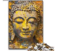 Puzzles 2000 pièces pour Adultes Bouddha Peinture à l'huile Difficile à réaliser mais Amusant et Humoristique avec Affiche Assortie et Feuille de Questions 70x100cm