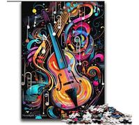 Puzzles 2000 pièces pour Adultes, Cadeaux, Art du Violon coloré pour Les 14 Ans et Plus Difficile à compléter, mais Amusant et Humoristique, Superbes Cadeaux et Jouets 70x100cm
