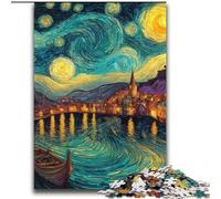 Puzzles 2000 pièces pour Adultes, Cadeaux, Bateau Ciel étoilé, pour Les 14 Ans et Plus, Jouet éducatif intellectuel décompressant, Superbe Cadeau 70x100cm