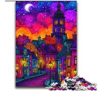 Puzzles 2000 pièces pour Adultes, Cadeaux, paysages urbains d'automne, pour Les 14 Ans et Plus, Jeux éducatifs pour Adultes et Adolescents, Illustration, Cadeau 70x100cm