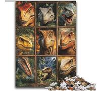 Puzzles 2000 pièces pour adultes, collage de Tyrannosaurus Rex, divertissement en famille, activités à la maison, cadeau d'anniversaire, cadeaux de voyage, pour les enfants de 14 ans et plus, 70x100cm