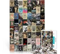 Puzzles 2000 pièces pour Adultes Épissage d'affiches rétro Fait de Papier，Convient aux 14 Ans et Plus Jeux éducatifs Jeu de décoration d'intérieur. Excellent Cadeau pour Les Jeux。Taille：70x100cm