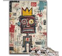 Puzzles 2000 pièces pour Adultes et Adolescents Art Moderne par Basquiat Anti-Stress Défi Difficile avec Affiche et fiche de Questions Assorties 70x100cm