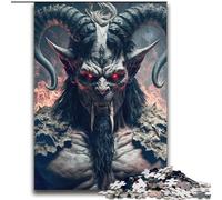 Puzzles 2000 pièces pour Adultes et Adolescents, Chèvre, Diable, Anti-Stress, défi Difficile avec Affiche et fiche de Questions-réponses Assorties 70x100cm