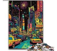 Puzzles 2000 pièces pour Adultes et Adolescents Paysage Urbain de New York Soulagement du Stress Défi Difficile Chaque pièce est Unique - Jeu Familial Amusant et Stimulant 70x100cm