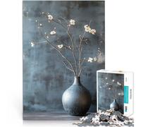 Puzzles 2000 pièces pour Adultes Fleurs Blanches Jouet éducatif intellectuel décompressant Convient aux Couples 70x100cm