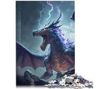 Puzzles 2000 pièces pour Adultes Fury Dragon III Puzzle éducatif Convient pour la décoration de Bureau 27,56 po x 39,37 po pour Les Adolescents de 14 Ans et Plus