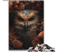 Puzzles 2000 pièces pour Adultes, Hibou et Fleurs, Jouet éducatif Anti-Stress, Cadeaux pour Amis et Famille, 70x100cm