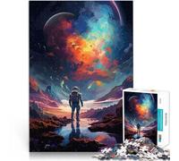 Puzzles 2000 pièces pour Adultes La Vie est Une Fiction dans l'espace Jouets de Jeu Offrir en Cadeau à Toute la Famille 70x100cm
