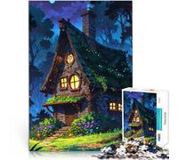 Puzzles 2000 pièces pour Adultes Le Chalet de la sorcière pour Le Jeu éducatif Challenge Toy Jeu de défi Unique 70x100cm