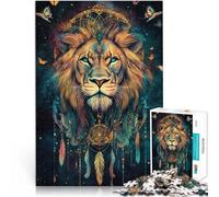 Puzzles 2000 pièces pour Adultes Lion Magique Fantastique Fait de Papier,Convient aux 14 Ans et Plus Jouets de Jeu Cadeaux pour Les Amis et la Famille。Taille:70x100cm/27.5x39.3pouce